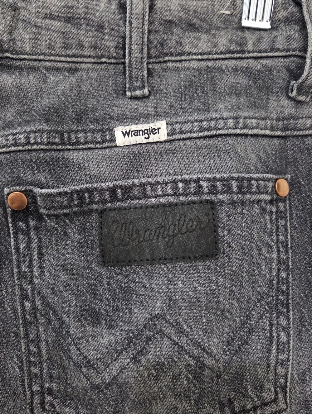 Wrangler Women's Wanderer Laser Acid Wash High Rise Flare Jeans - Picture 10 of 13